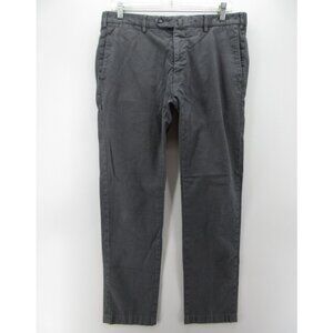Boggi Milano Pants 34X29 Slim Fit Chino Stretch Micro Geometric Italy